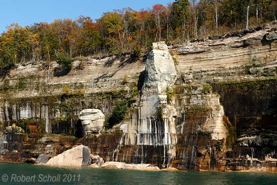 Colored Rocks- Pictured Rocks National Lakeshore