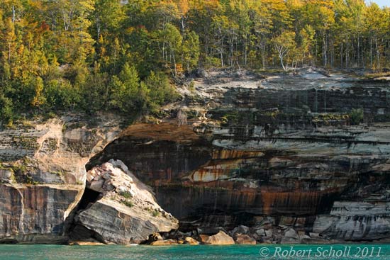 Fallen Rock - Pictured Rocks National Lakeshore