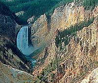 Yellowstone Falls Waterfall