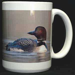 Common Loon coffee cup