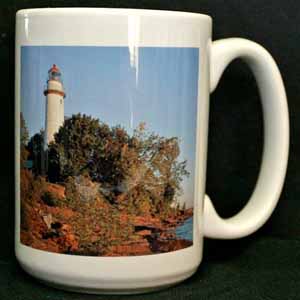 Pointe Aux Barques Lighthouse coffee cup