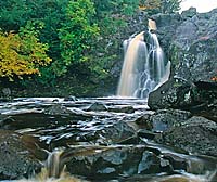 Gabbro Falls Waterfall Note card