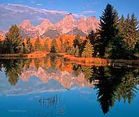 Grand Tetons Schwabachers Landing Note Card