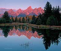 Grand Tetons Schwabachers Landing Note Card