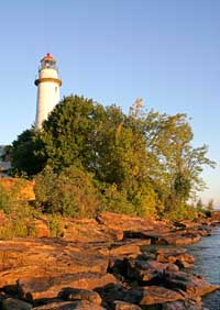 Pointe Aux Barques Lighthouse Note Card